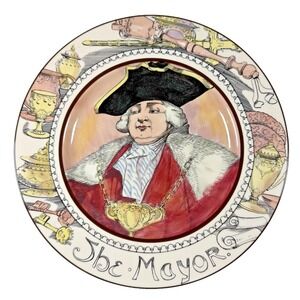 Royal Doulton "The‎ Mayor" Dinner Plate, 10 1/2"
